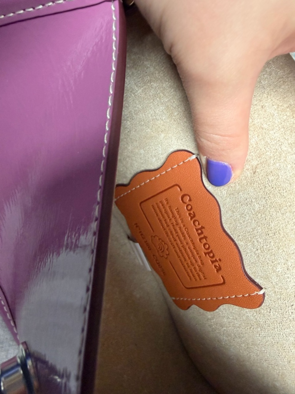Coachtopia/Coach Wavy Dinky - Lilac Berry - Picture 10 of 11